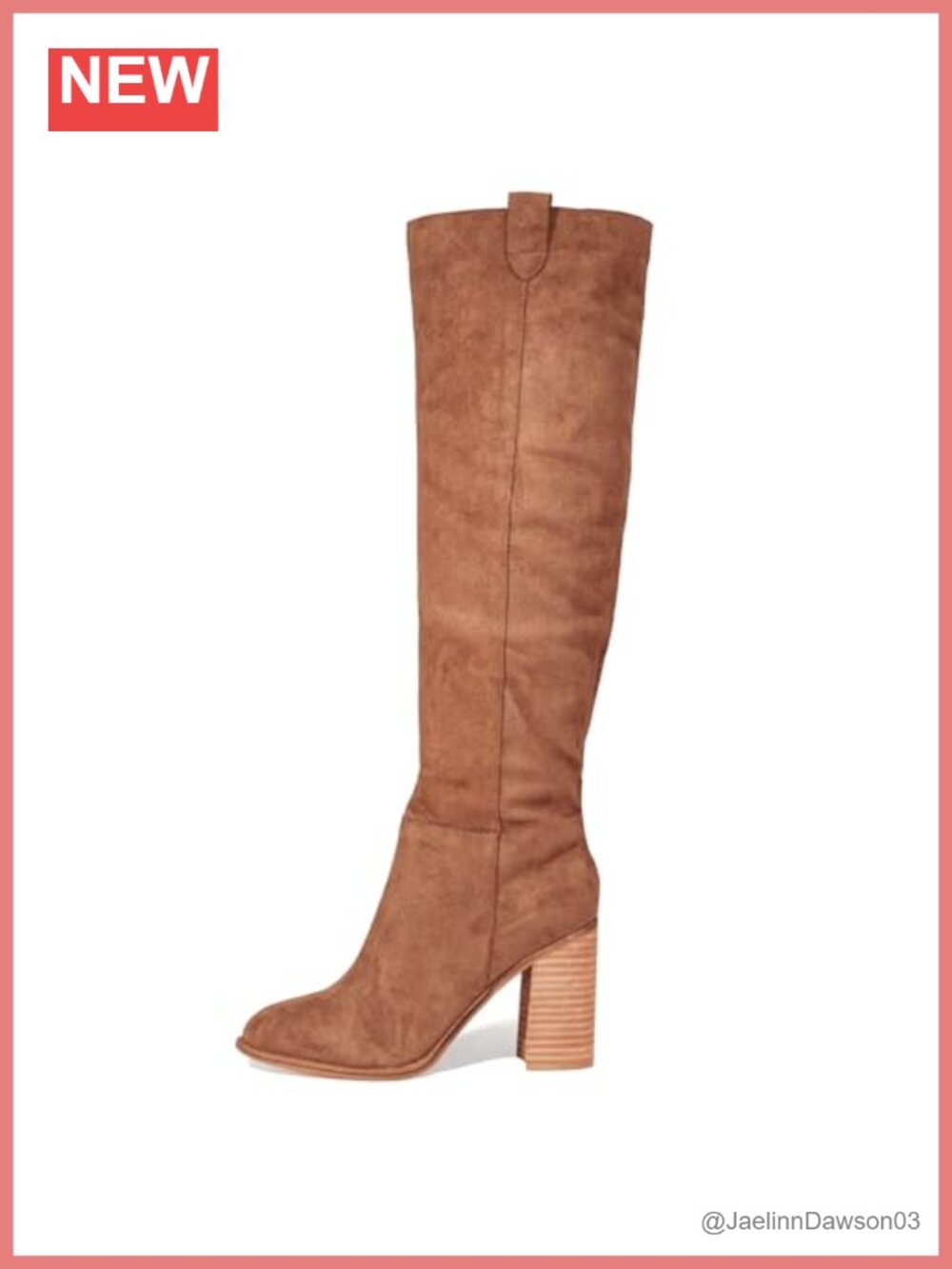 Women's Suede Knee High Slouch Boots Chunky Heel Zip